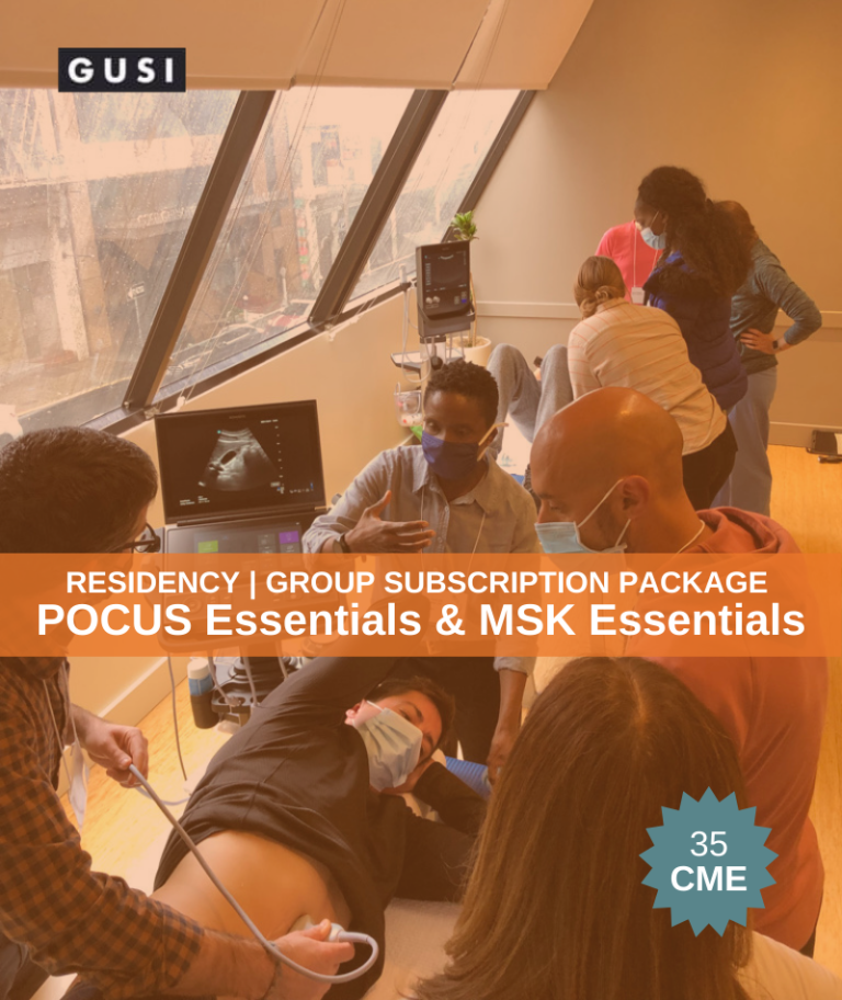 Residency / Group Subscription Package 2 courses (POCUS Essentials