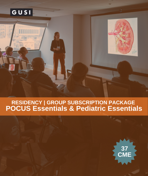 Residency GUSI POCUS Essentials POCUS Pediatric Essentials CME