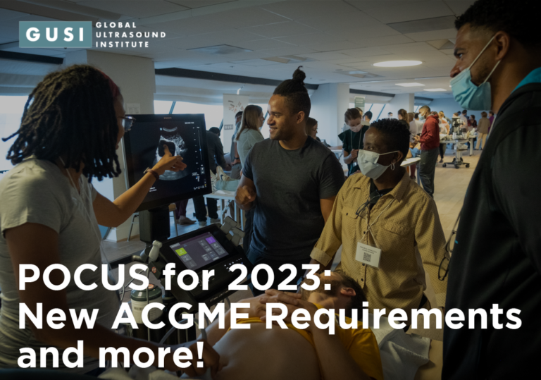 GUSI POCUS New ACGME Requirements