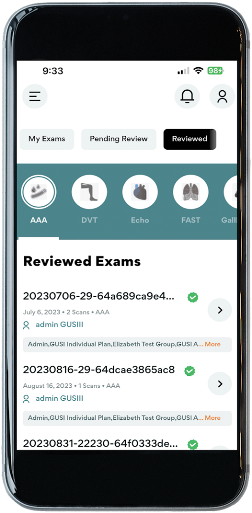 Reviewed Exams ScanOne Pocus App