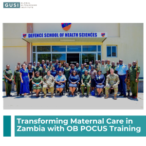 GUSI Global Ultraosund Institute OB POCUS Zambia preview