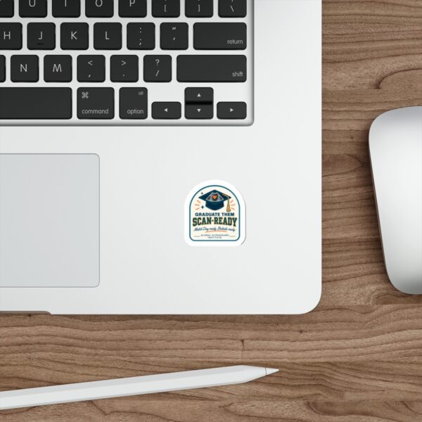 Graduate Them Scan-Ready Die-Cut Sticker - Image 2